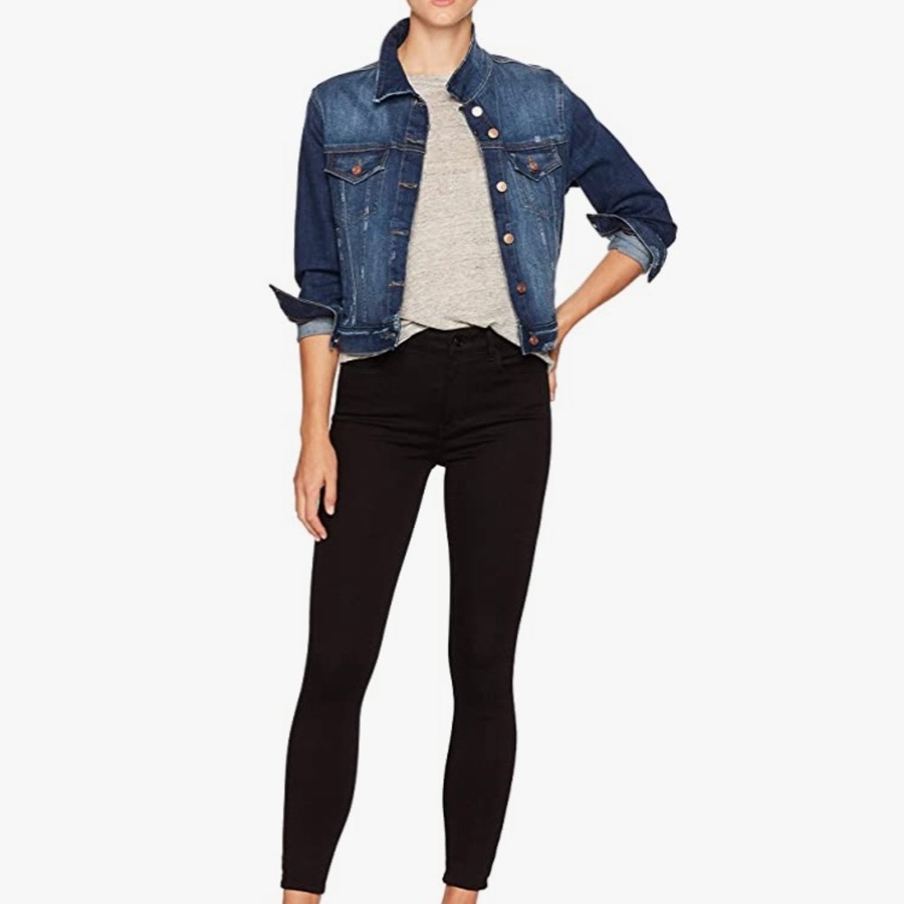 Madison Parsons High-rise Skinny Jean Black Sz 16